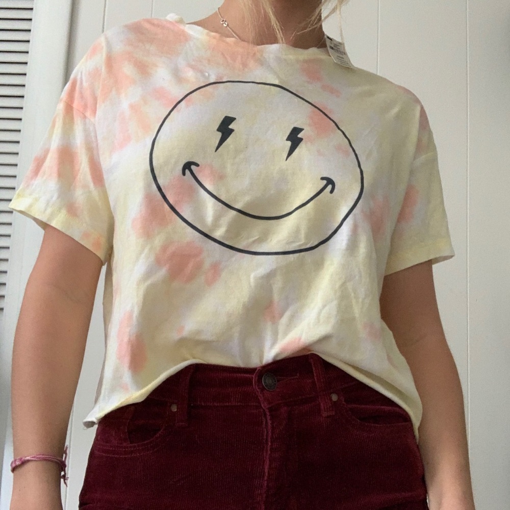 PINK tie dye tee